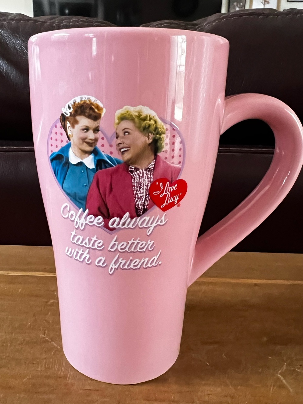 I Love Lucy coffee mug in perfect condition. Holds 20 oz.